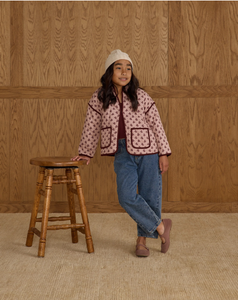 Quilted Jacket Blush Fleur