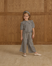 Load image into Gallery viewer, Prairie Blouse Navy Check
