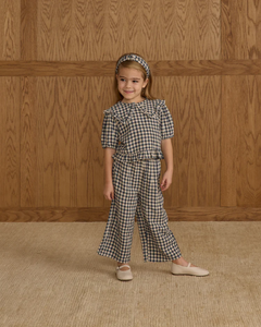 Prairie Blouse Navy Check