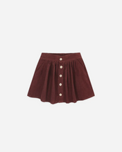 Load image into Gallery viewer, Button Front Mini Shirt Burgundy
