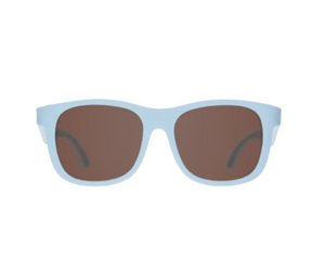Baby Blue With Amber Lens Navigator Sunglasses