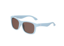 Load image into Gallery viewer, Baby Blue With Amber Lens Navigator Sunglasses

