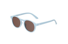 Load image into Gallery viewer, Baby Blue Keyhole Sunglasses With Amber Lens
