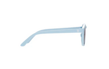 Load image into Gallery viewer, Baby Blue Keyhole Sunglasses With Amber Lens
