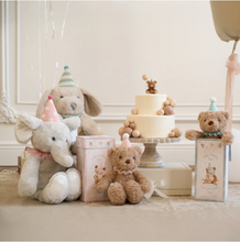 Load image into Gallery viewer, O/S Pink Birthday Bear In Gift Box
