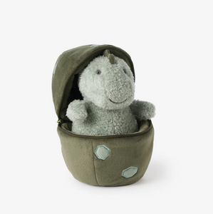 Dinosaur & Egg Plush Toy - Sage