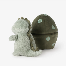 Load image into Gallery viewer, Dinosaur &amp; Egg Plush Toy - Sage
