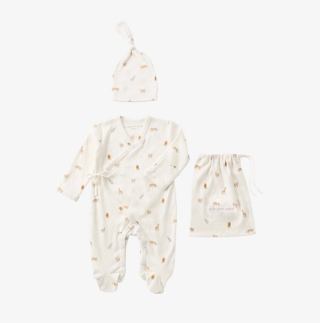 Preemie Multicolor Safari 3PC Bag Set