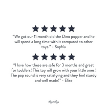 Load image into Gallery viewer, Itzy Pop Sensory Popper Toy Dino
