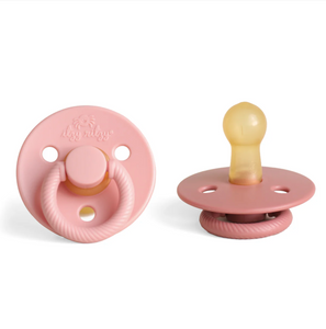 Itzy Soother Natural Rubber Paci Sets Blossom + Rosewood