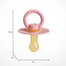 Load image into Gallery viewer, Itzy Soother Natural Rubber Paci Sets Blossom + Rosewood
