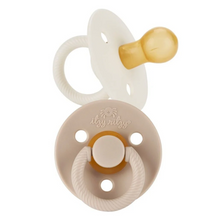 Load image into Gallery viewer, Itzy Soother Natural Rubber Paci Sets Coconut + Toast
