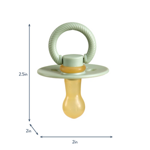 Itzy Soother Natural Rubber Paci Sets Succulent + Agave