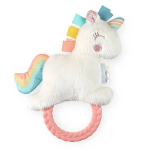 Ritzy Rattle Pal Plush Rattle Pal With Teether Unicorn