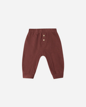 Load image into Gallery viewer, Baby Cru Pant Burgundy
