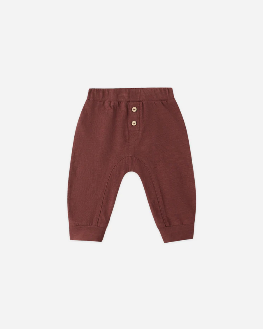 Baby Cru Pant Burgundy
