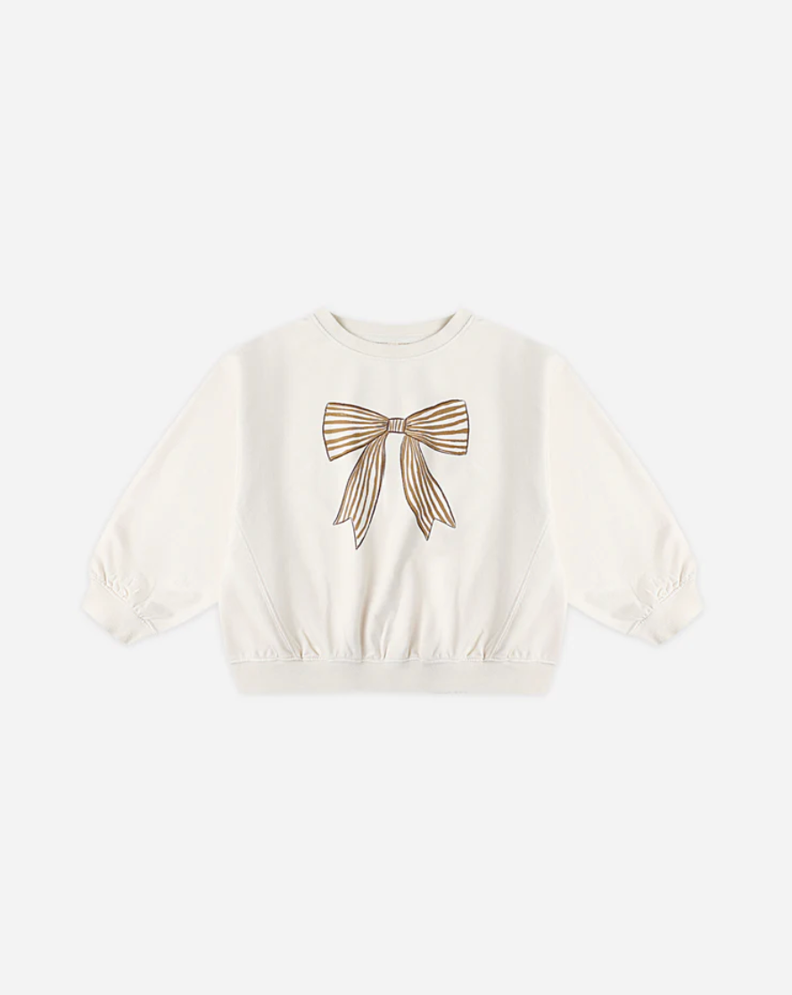 Oversized Sweatshirt - Bow