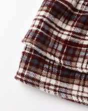 Load image into Gallery viewer, Tiered Mini Skirt - Burgundy Plaid
