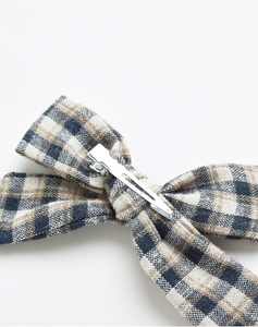 Bow - Navy Check
