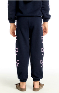 Shirred Easy Stormy Bows Sweatpant
