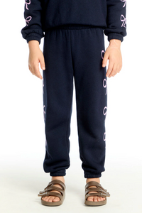Shirred Easy Stormy Bows Sweatpant