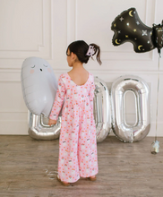 Load image into Gallery viewer, Long Sleeve Leggy Romper In Floral Ghost
