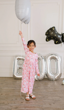 Load image into Gallery viewer, Long Sleeve Leggy Romper In Floral Ghost

