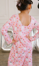 Load image into Gallery viewer, Long Sleeve Leggy Romper In Floral Ghost
