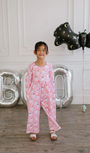 Load image into Gallery viewer, Long Sleeve Leggy Romper In Floral Ghost
