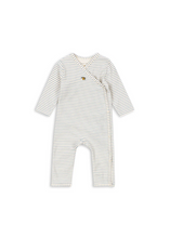 Load image into Gallery viewer, Basic Newborn Onesie Stripe Blue
