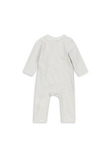 Load image into Gallery viewer, Basic Newborn Onesie Stripe Blue
