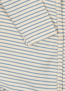 Basic Newborn Onesie Stripe Blue