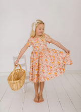 Load image into Gallery viewer, Classic Twirl Dress - Boho Floral
