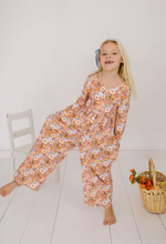 Load image into Gallery viewer, Long Sleeve Leggy Romper - Pumpkin Bouquet
