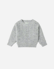 Load image into Gallery viewer, Shiloh Sweater - Dusty Blue
