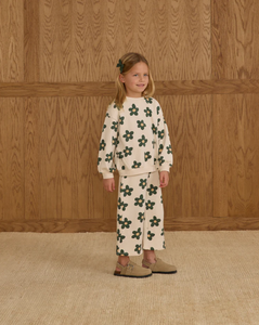 Wide Leg Sweatpant - Daisy