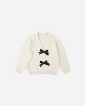 Load image into Gallery viewer, Bow Cardigan - Natural
