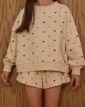 Load image into Gallery viewer, Boxy Pullover - Hearts
