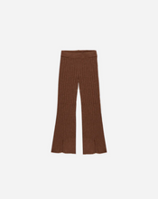 Load image into Gallery viewer, Flare Knit Pant - Brown
