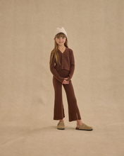 Load image into Gallery viewer, Flare Knit Pant - Brown

