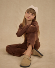 Load image into Gallery viewer, Flare Knit Pant - Brown
