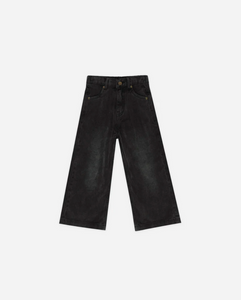 Straight Leg Pant - Washed Black