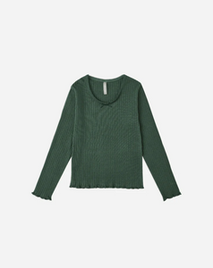 Ribbed Long Sleeve - Green
