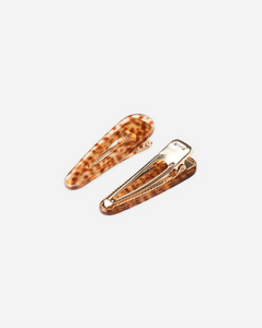 Slider Clip, Pack of 4 - Brown, Blue, Tortoise