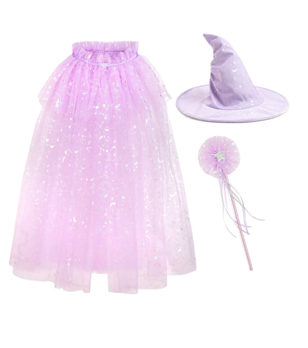 Girly Witch Dress Up Kit Pink