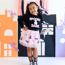 Load image into Gallery viewer, Spooky Babe Sequin Halloween Tutu
