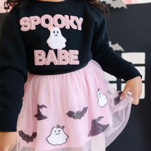 Load image into Gallery viewer, Spooky Babe Sequin Halloween Tutu
