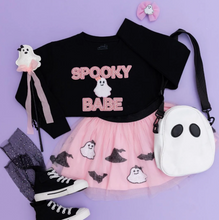 Load image into Gallery viewer, Spooky Babe Sequin Halloween Tutu
