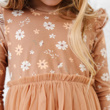 Load image into Gallery viewer, Ditsy Fall Floral Long Sleeve Tutu Dress
