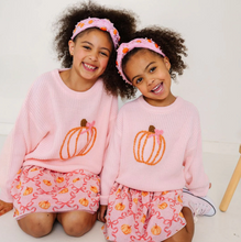 Load image into Gallery viewer, Coquette Pumpkin Knit Sweater
